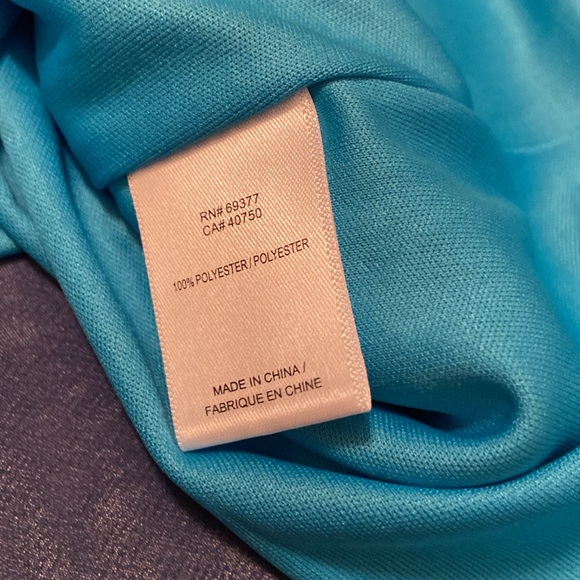 Shavonne Dorsey Tiered Sleeveless Maxi Dress With Chiffon Overlay Aqua Navy S - Picture 10 of 13